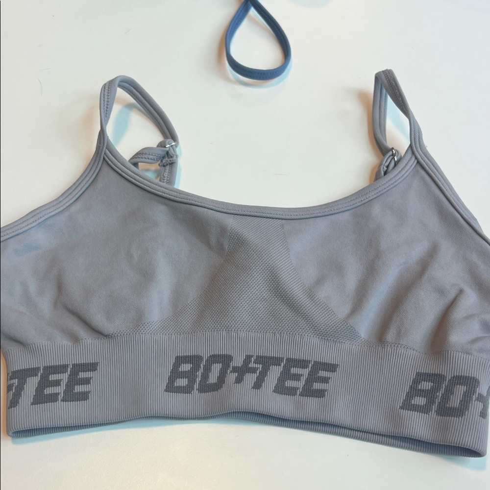 BO+TEE Gray Sports Bra